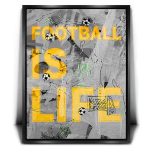 Football Is Life - Sketch I Canvas
