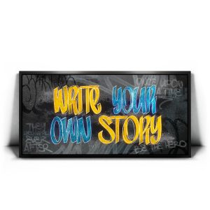 Write Your Own Story - Graffiti Canvas