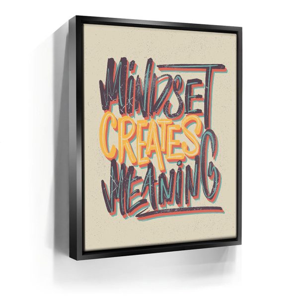 Mindset Creates Meaning Canvas - Image 3
