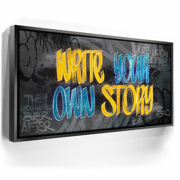 Write Your Own Story - Graffiti Canvas - Image 3