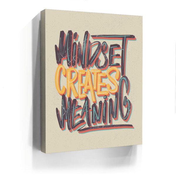 Mindset Creates Meaning Canvas - Image 4