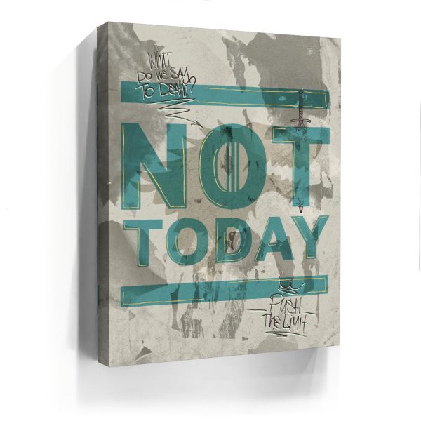 Not Today - Sketch I Canvas - Image 4