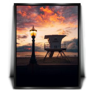 Lifeguard Station - Mission Beach, San Diego, CA Canvas