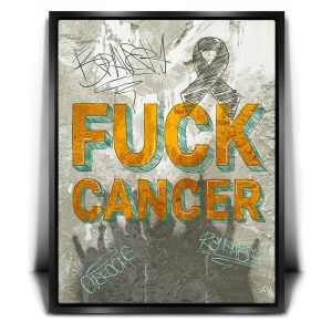 F*CK Cancer - Sketch I Canvas