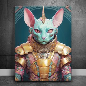 Cat Warrior Canvas