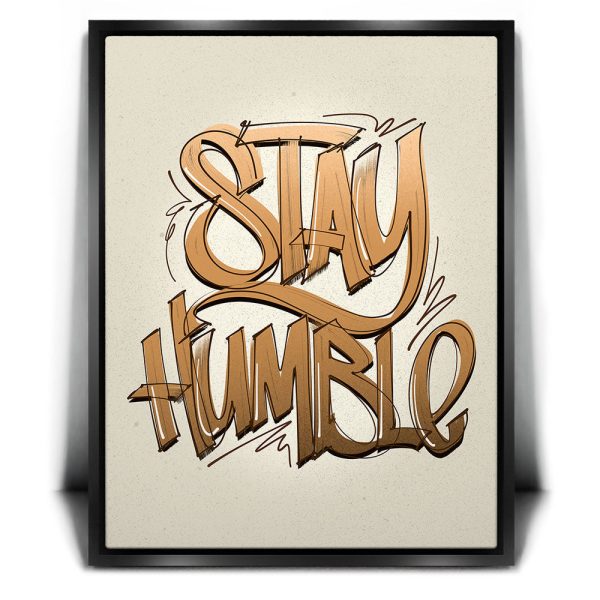 Stay Humble - Calligraphy II Canvas