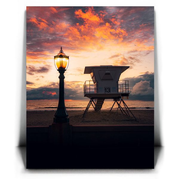Lifeguard Station - Mission Beach, San Diego, CA Canvas - Image 2