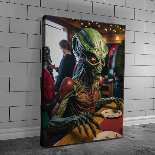 Dining At Area 51 Canvas - Image 2