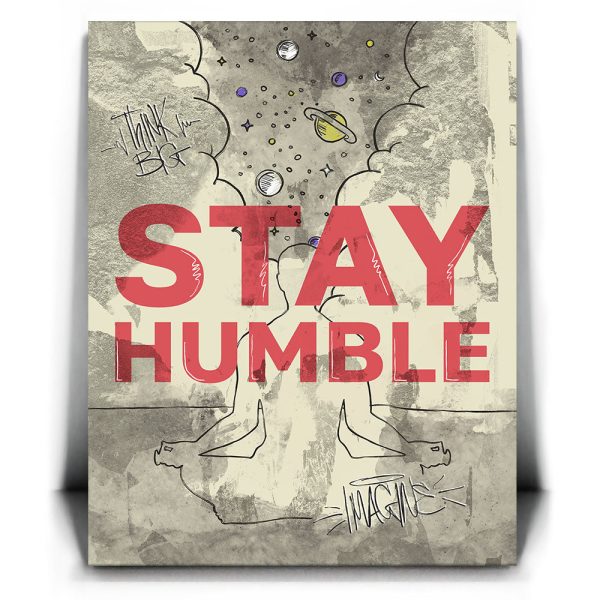 Stay Humble - Sketch Canvas - Image 2