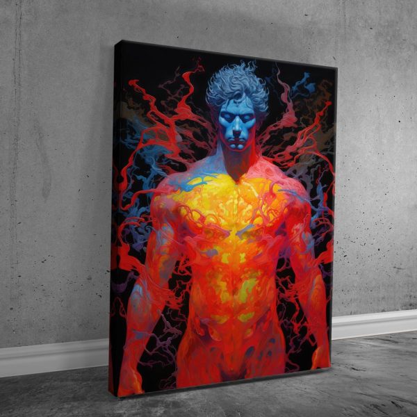 The Birth of a God Canvas - Image 2