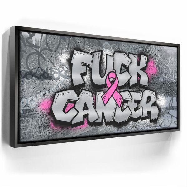 F*CK Cancer - Graffiti II Canvas - Image 2