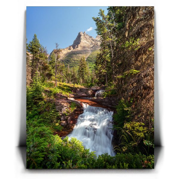 Summer Paradise In Glacier National Park Canvas - Image 2