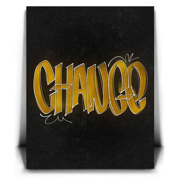 Change - Calligraphy Canvas - Image 2