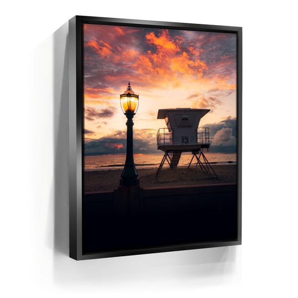 Lifeguard Station - Mission Beach, San Diego, CA Canvas - Image 3