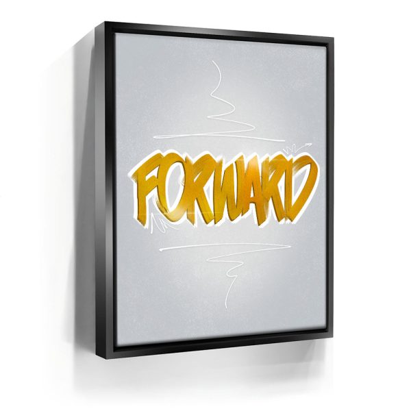 Forward - Light - Calligraphy I Canvas - Image 3