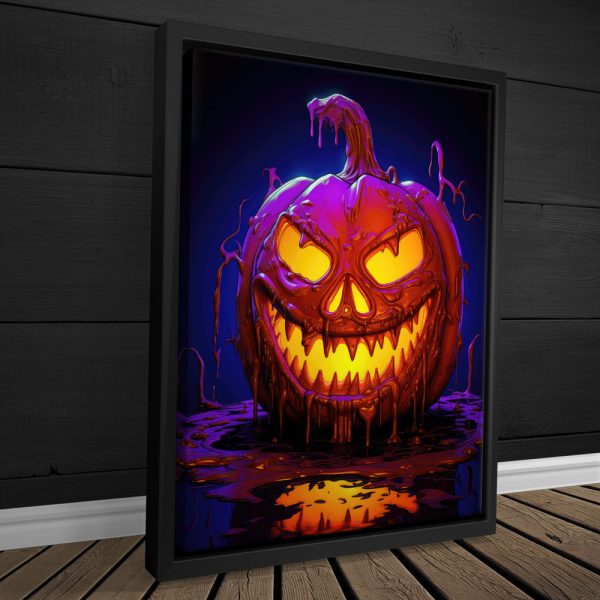 Haunted Pumpkin Canvas - Image 3