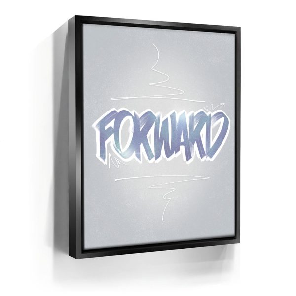 Forward - Light - Calligraphy II Canvas - Image 3