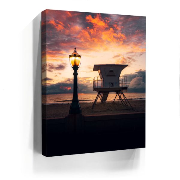 Lifeguard Station - Mission Beach, San Diego, CA Canvas - Image 4