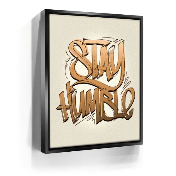 Stay Humble - Calligraphy II Canvas - Image 3