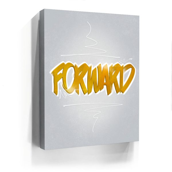 Forward - Light - Calligraphy I Canvas - Image 4