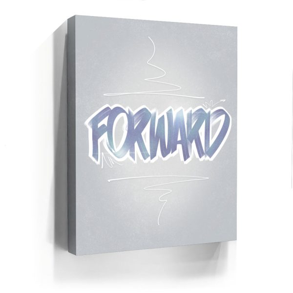 Forward - Light - Calligraphy II Canvas - Image 4