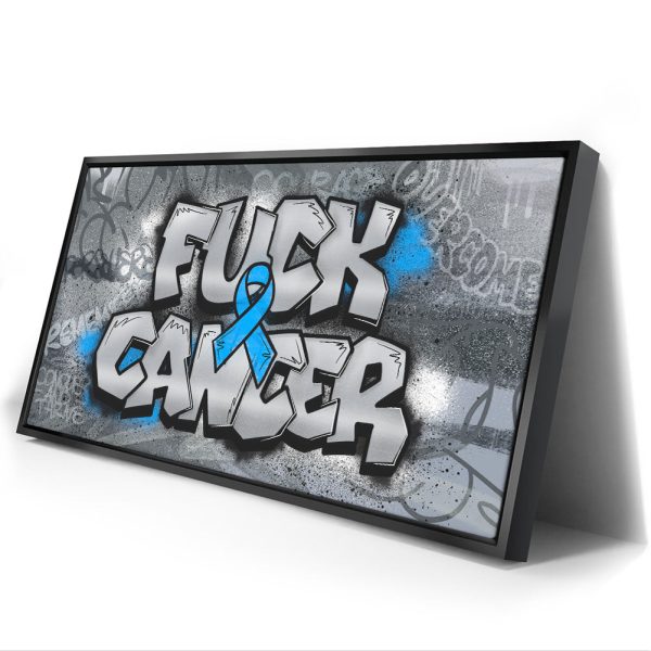 F*CK Cancer - Graffiti I Canvas - Image 4