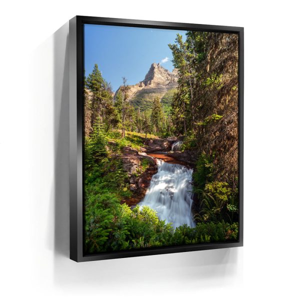 Summer Paradise In Glacier National Park Canvas - Image 3