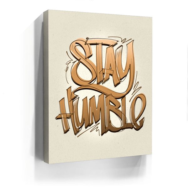 Stay Humble - Calligraphy II Canvas - Image 4